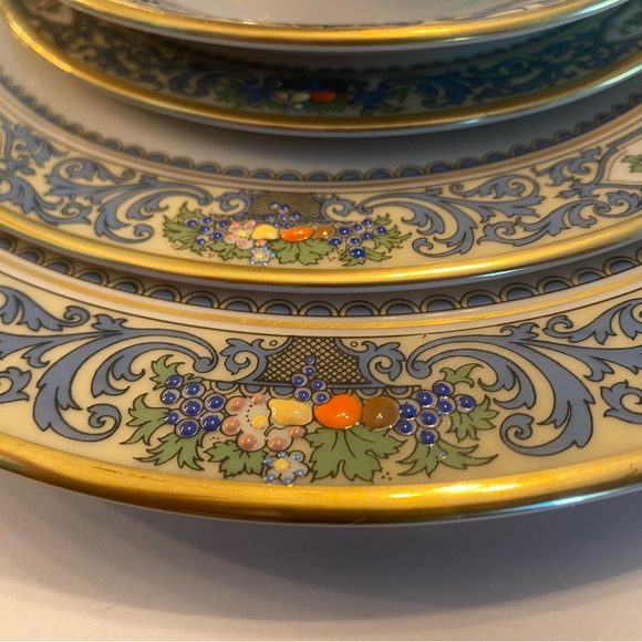 5 piece Vintage Lenox Autumn China Set - Picture 2 of 4